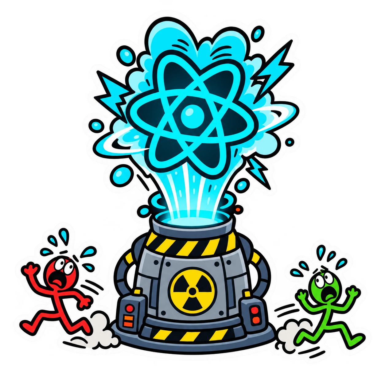overREACTing! badge